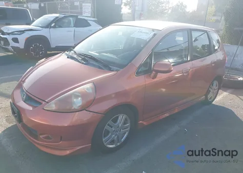 2007 Honda Fit Sport z USA, uszkodzony, nr VIN JHMGD38697S057064